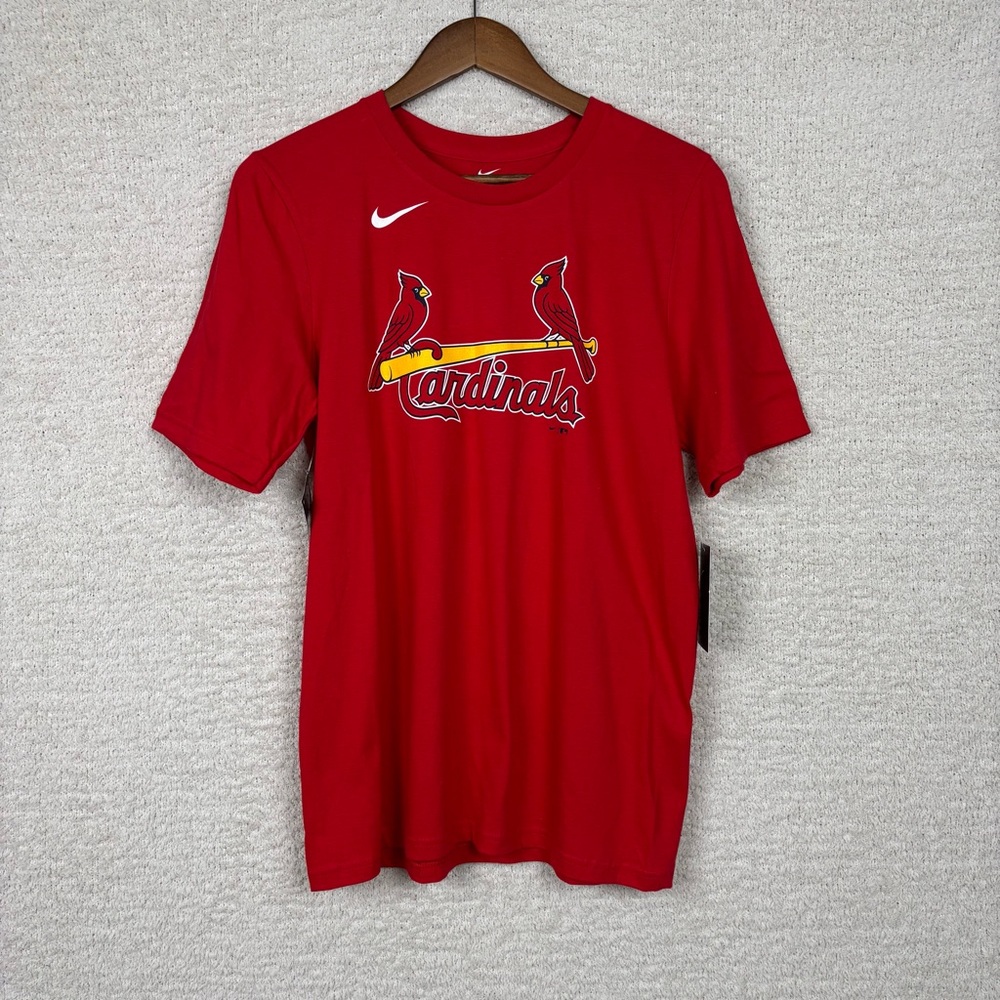 Nike Shirt Mens XL‎ Red MLB Cardinals Carlson The Nike Tee Baseball Fan Logo